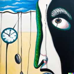 a representation of anxiety, painting by Salvador Dali generated by DALL·E 2